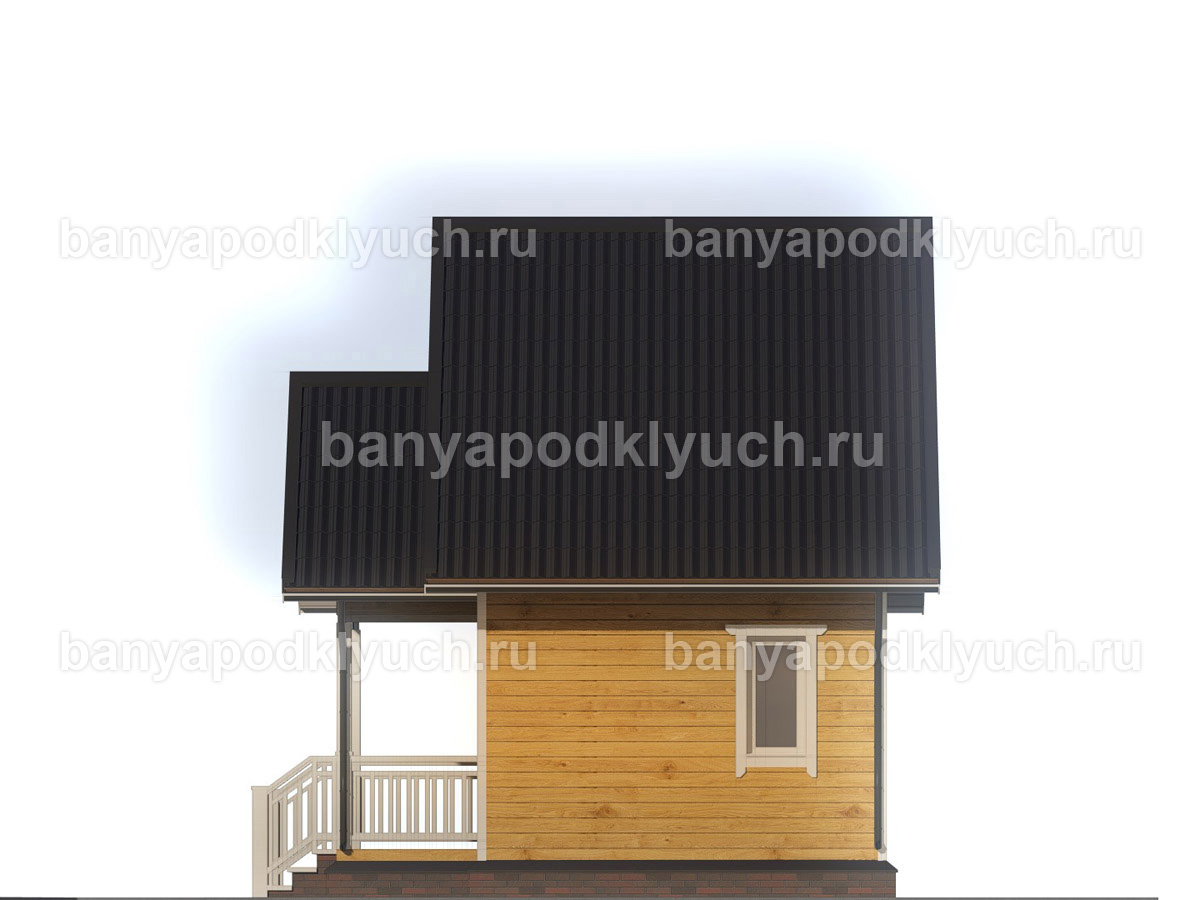 Баня из бруса 5x4 м Баня из бруса 5x4 м