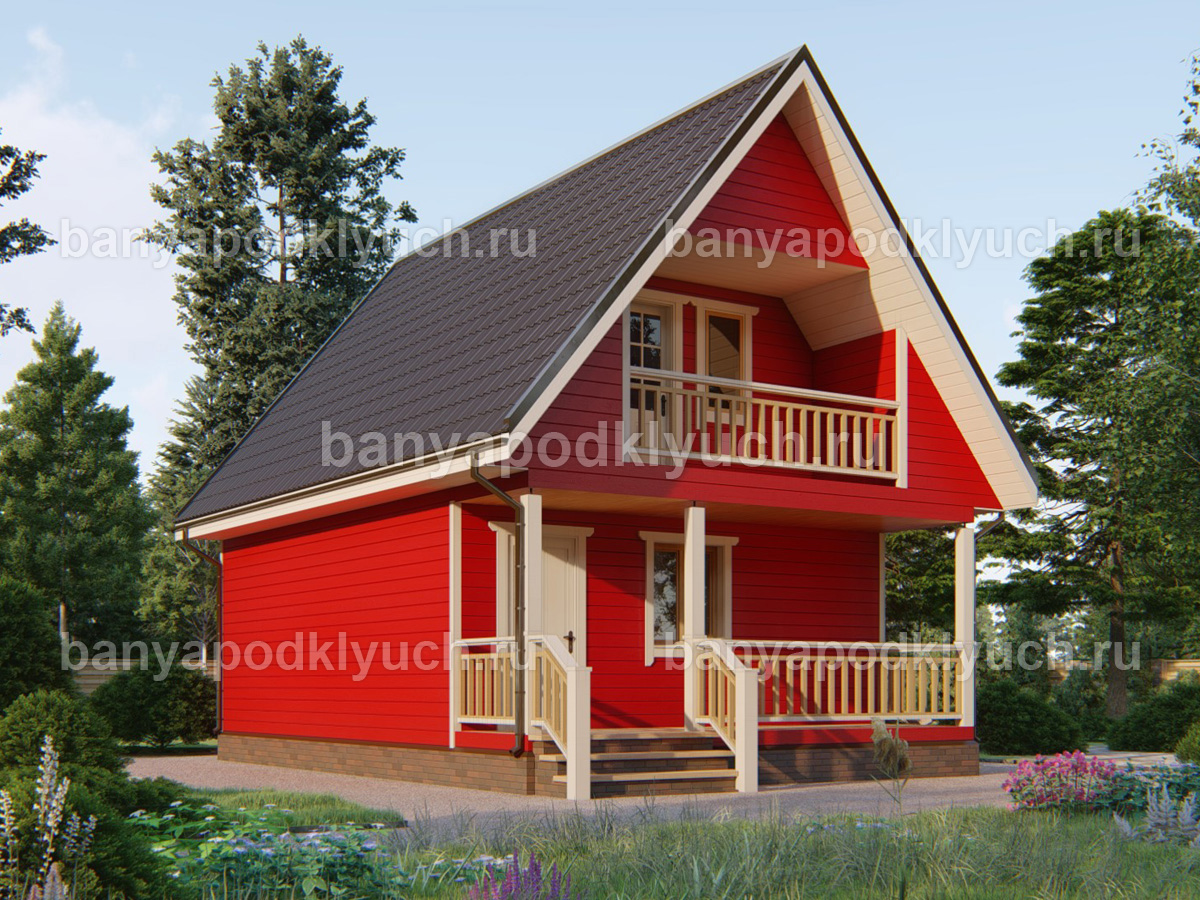 Каркасная баня 8,5x6 м Каркасная баня 8,5x6 м