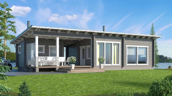 Дом из бруса 14 на 6 м